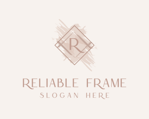 Cosmetics Beauty Frame Letter  logo design