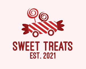 Peppermint Candy Cart  logo design