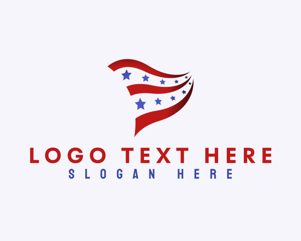 Patriotic logo example 1