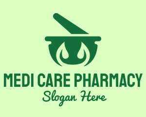 Green Herbal Pharmacy logo design