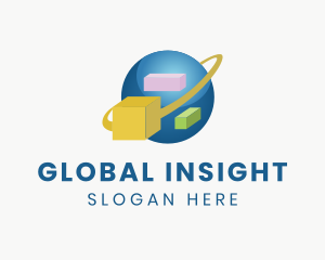 3d Logistics Planet Logo