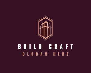 Building Construction Architecture logo design