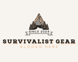 Mountain Hiking Adventure logo design