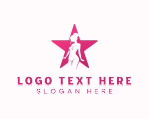 Woman Star Stripper logo