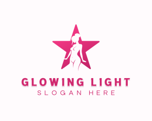 Woman Star Stripper Logo