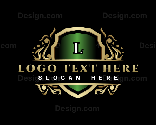 Luxury Shield Crest Logo