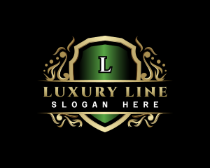 Luxury Shield Crest logo design