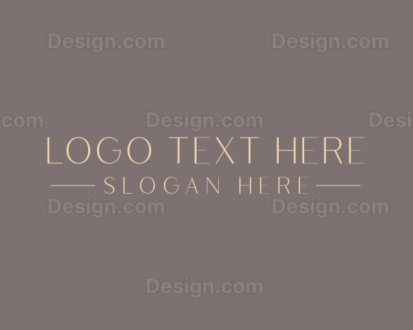 Luxury Fashion Brand Logo