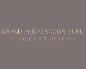 Luxury Fashion Brand logo design