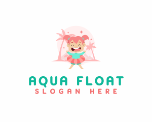 Fun Beach Girl logo design