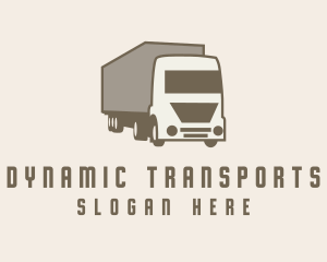 Logistics Trailer Truck logo design