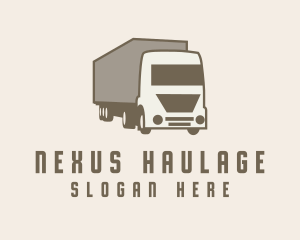 Logistics Trailer Truck logo design