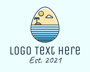 Sunset Island Egg logo