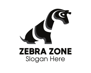 Wild Zebra Stuffed toy logo design