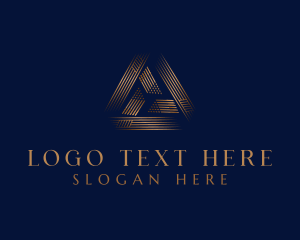 Luxury Premium Triangle logo