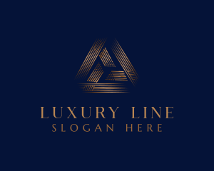 Luxury Premium Triangle logo design