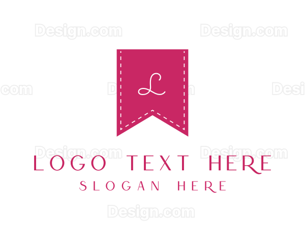 Stitch Thread Ribbon Logo