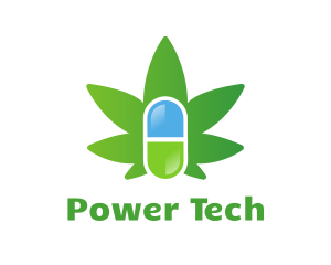 Medical Marijuana Pill Capsule logo