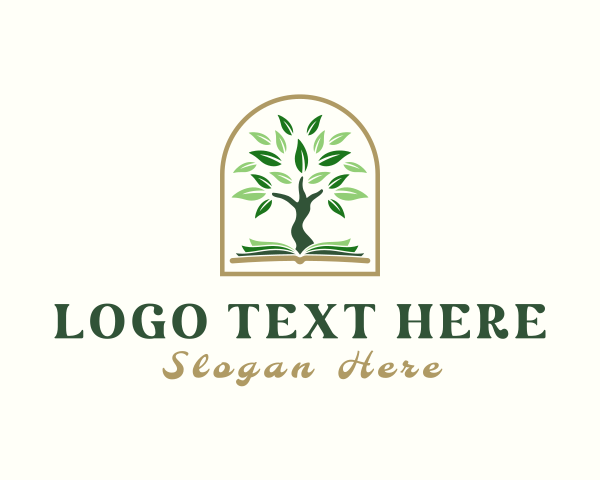 Books logo example 4