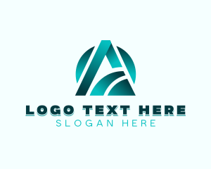 Business Brand Letter A logo