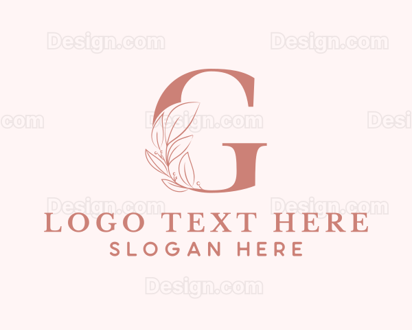 Elegant Leaves Letter G Logo