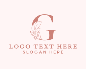 Elegant Leaves Letter G logo