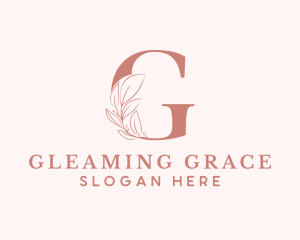 Elegant Leaves Letter G logo design