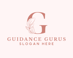 Elegant Leaves Letter G logo design