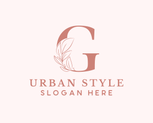 Elegant Leaves Letter G logo