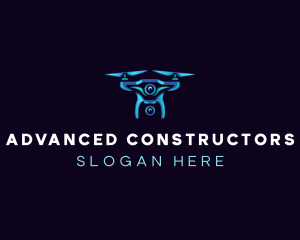 Aerial Photography Drone logo design