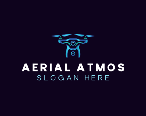 Aerial Photography Drone logo design