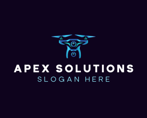 Aerial Photography Drone logo design