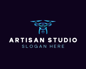 Aerial Photography Drone logo design