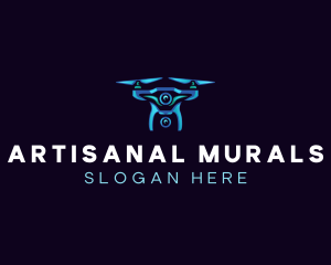 Aerial Photography Drone logo design