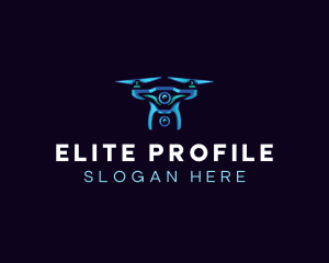 Aerial Photography Drone logo design