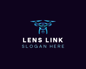 Aerial Photography Drone logo design