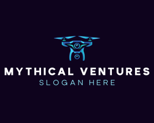 Aerial Photography Drone logo design