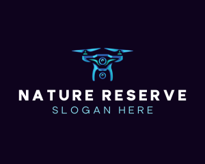 Aerial Photography Drone logo design