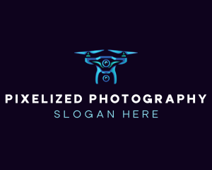 Aerial Photography Drone logo design