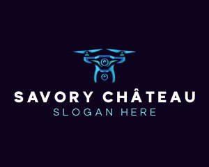 Aerial Photography Drone logo design