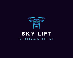 Aerial Photography Drone logo design