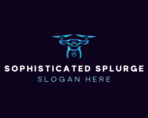 Aerial Photography Drone logo design