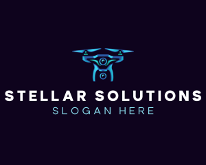 Aerial Photography Drone logo design