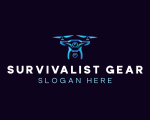 Aerial Photography Drone logo design