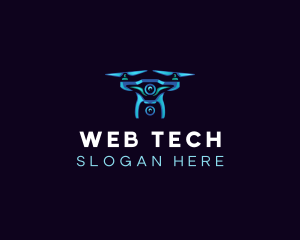 Aerial Photography Drone logo design