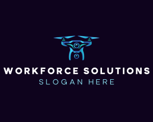 Aerial Photography Drone logo design