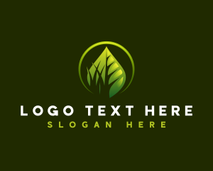 Plant Grass Lawn logo