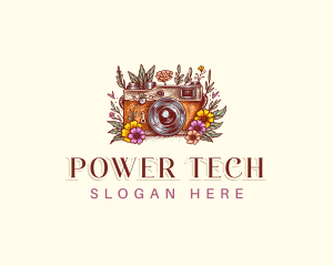 Floral Camera Photography  Logo