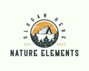 Camping Nature Trip logo design