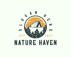 Camping Nature Trip logo design